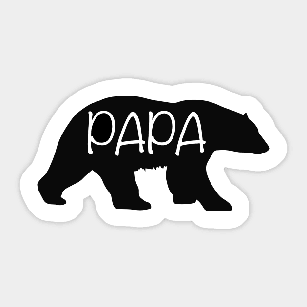 Papa Bear Shirt Sticker by designs4up